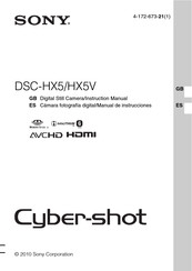 Sony Cyber-shot DSC-HX5VB Manual De Instrucciones