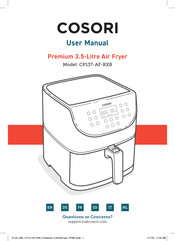 cosori Premium CP137-AF-RXB Manual Del Usuario