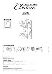 Sanus Classic MST15 Instrucciones De Montaje