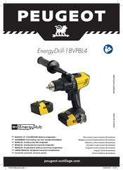 PEUGEOT EnergyDrill-18VPBL4 Manual