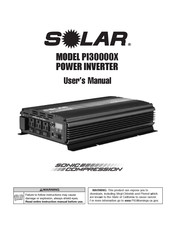 Solar PI30000X Manual Del Usuario