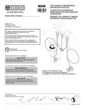 Delta 3536-BLMPU-DST Manual De Instrucciones