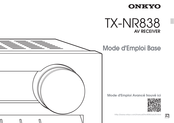 Onkyo TX-NR838 Manual De Instrucciones