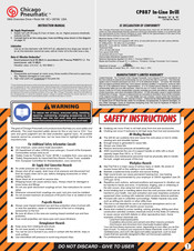 Chicago Pneumatic CP887 Manual De Instrucciones