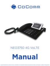 CoComm NEO3750 Manual De Usuario