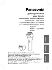 Panasonic ES-WL80 Instrucciones De Funcionamiento