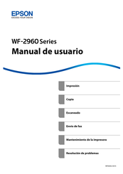 Epson WF-2960DWF Serie Manual De Usuario