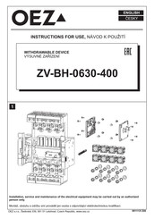 OEZ ZV-BH-0630-400 Instrucciones De Uso