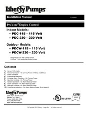 Liberty Pumps ProVore PDC-115 Manual De Instalación