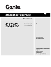 Terex Genie Z-34/22DC Manual Del Operario