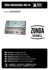 Mayer Barbecue 1000016259 Instrucciones De Montaje