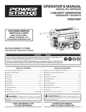 Power Stroke PS907500P Manual Del Operador