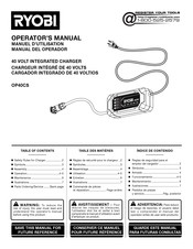 Ryobi OP40CS Manual Del Operador