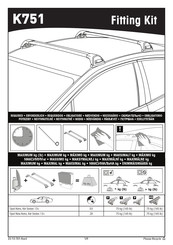 Yakima K751 Manual De Instrucciones