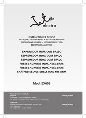 Jata electro EX606 Instrucciones De Uso