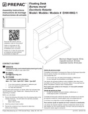 Prepac EHW-0902-1 Instrucciones De Armado