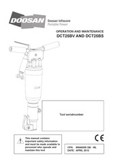 Doosan DCT25BS Operación Y Mantenimiento