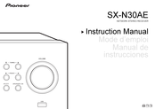 Pioneer SX-N30AE Manual De Instrucciones