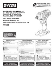 Ryobi PCL235 Manual Del Operador