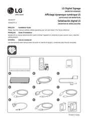 LG 55EW5TF-A Guia De Instalacion