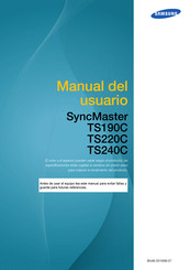 Samsung SyncMaster TS220C Manual Del Usuario