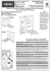 Henn Cravo D134-10 Instrucciones De Montaje