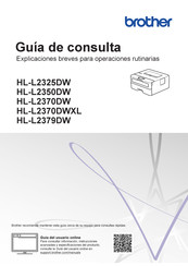 Brother HL-L2325DW Guía De Consulta