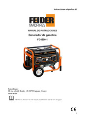 FEIDER Machines FG4500-1 Manual De Instrucciones