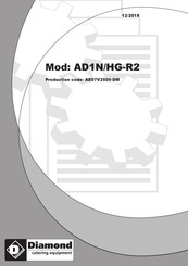 Diamond AD1N/HG-R2 Manual De Instrucciones