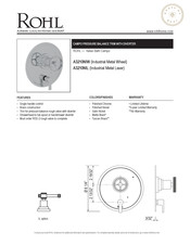 Rohl A3210NIW Instrucciones De Montaje