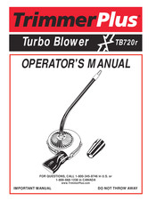 TrimmerPlus TB720r Manual Del Operador