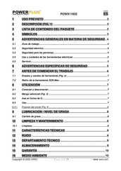 Powerplus POWX11832 Manual De Instrucciones