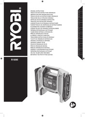 Ryobi R18MI Traducción De Las Instrucciones Originales