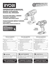 RIDGID P215 Manual Del Operador