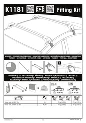 Yakima K1181 Instrucciones De Montaje