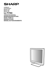 Sharp LL-T17D3 Manual De Funcionamiento