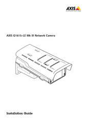 Axis Q1615-LE Guia De Instalacion