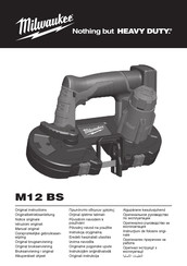 Milwaukee HEAVY DUTY M12 BS Manual Original