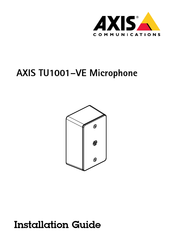 Axis TU1001-VE Guia De Instalacion