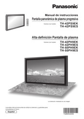 Panasonic TH-50PH9EK Manual De Instrucciones