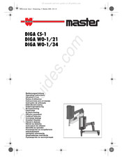 Wurth Master DIGA WO-1/21 Instrucciones Para El Manejo