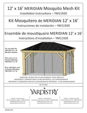 Yardistry YM11915 Instrucciones De Instalación