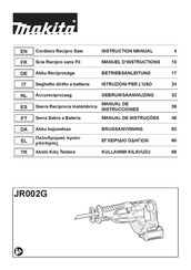 Makita JR002GZ Manual De Instrucciones