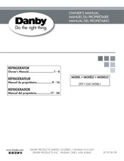 Danby DFF110A1WDBL1 Manual Del Propietário