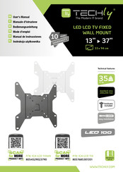 Techly ICA-LCD 114WH Manual De Instrucciones