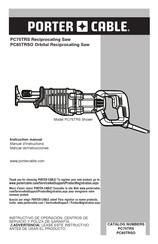 Porter Cable PC85TRSOK Manual De Instrucciones