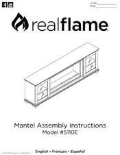 RealFlame 5110E Instrucciones De Montaje