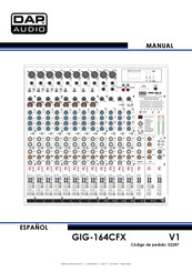 DAP Audio GIG-164CFX Manual