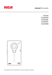 RCA EZ2000RD Manual De Usuario