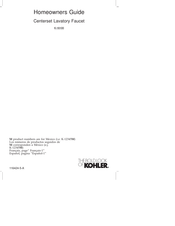 Kohler K-16100 Manual Del Propietário